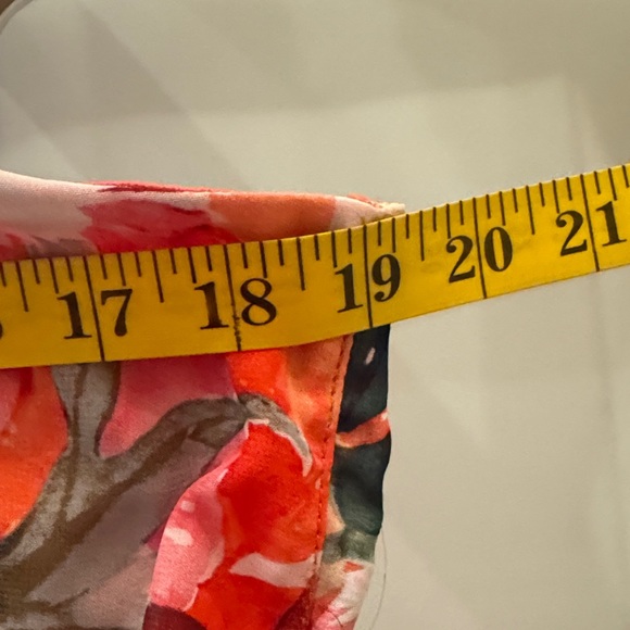 Nicole Miller Floral Maxi Dress - Orange and Red - Picture 8 of 8